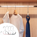 Maximize Closet Space with Versatile Storage, Hat Hangers for Closet, Hat Organizer, Multi-Functional Organizer Space Saving for Hats, Ties, Scarves, Delicate Fabrics (3pcs*Pink)
