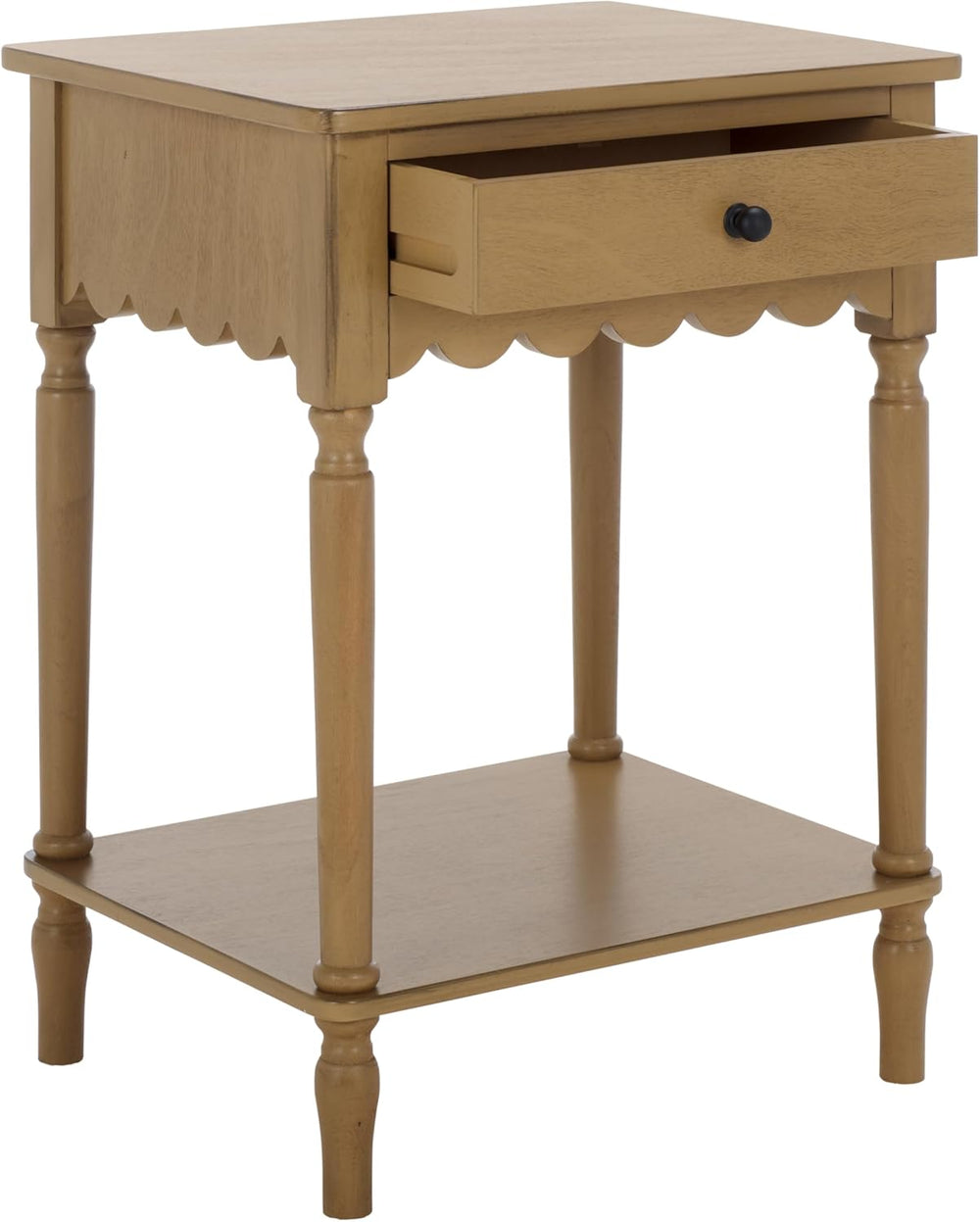 SAFAVIEH Home Collection – Haven Desert Brown Accent Table with Drawer & ...