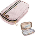 BAGSFY Pill Organizer Case 2 Times a Day- Weekly Medicine Organizer Travel Pill Box with Removable 7 Day Medicine Case Container for Fish Oil, Vitamin, Supplement