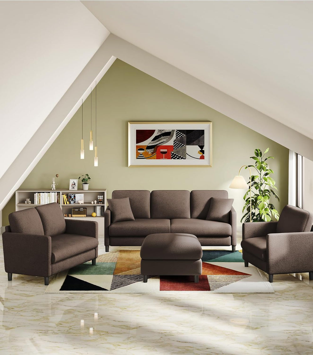 Welzona Loveseat, 51" Small Couch, Teddy Love Seat, Small Loveseat Sofa ...