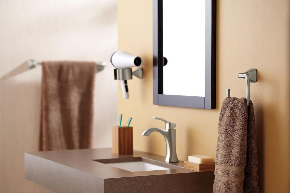 Moen Voss Oil-Rubbed Bronze Bathroom Hand Towel Ring, YB5186ORB