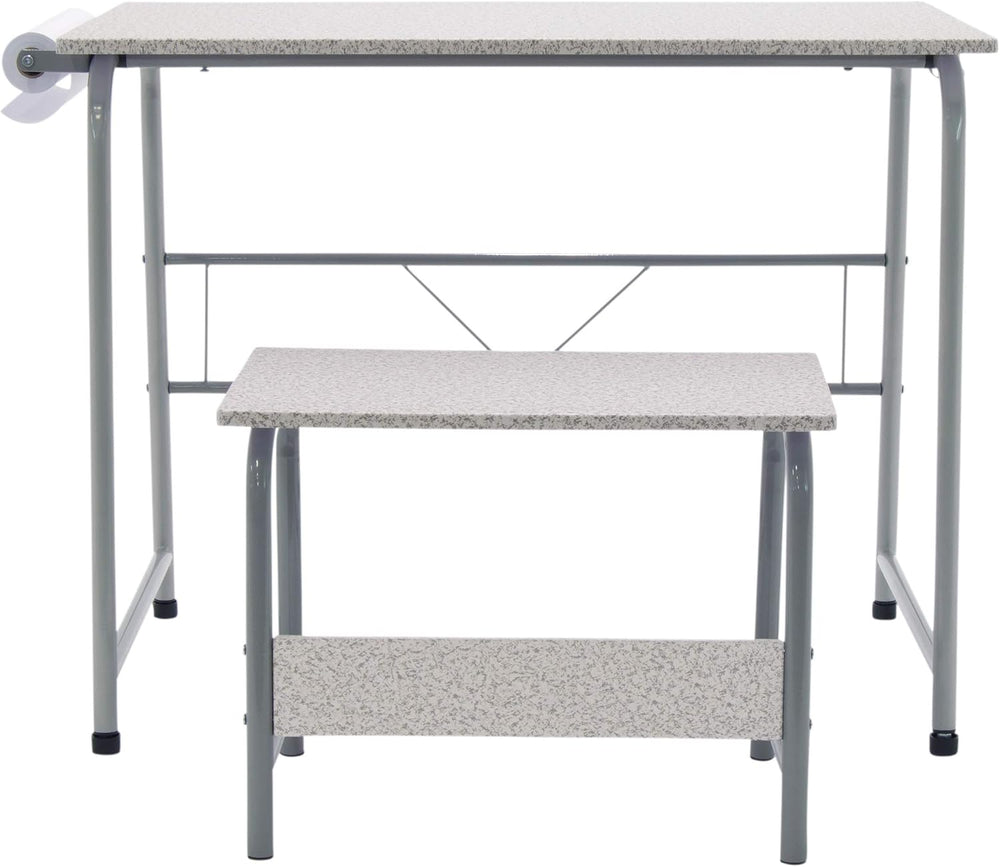 SD Studio Designs Project Center, 55128 Craft Table Play Desk with Bench, Gre...