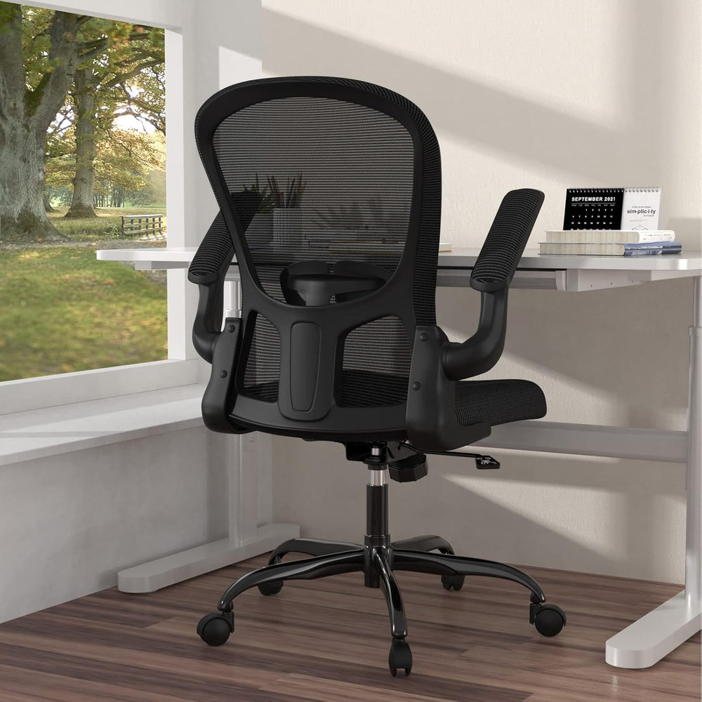 Ergonomic Office Chair, Comfort Swivel Home Office Task Chair, Breathable Mes...