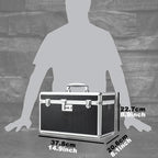 Storage Lock Box with Combination code, Lockable Medicine Storage Case, Empty First Aid Box, Security Lock Box, Multipurpose Lockbox for Home and Outdoor Use (Black, X-Large)