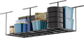 Overhead Garage Storage Rack, 3x8 FT Heavy-Duty & Height-Adjustable Design,600LB Rated for Home and Workshop Organization