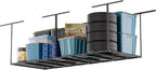 Overhead Garage Storage Rack, 3x8 FT Heavy-Duty & Height-Adjustable Design,600LB Rated for Home and Workshop Organization