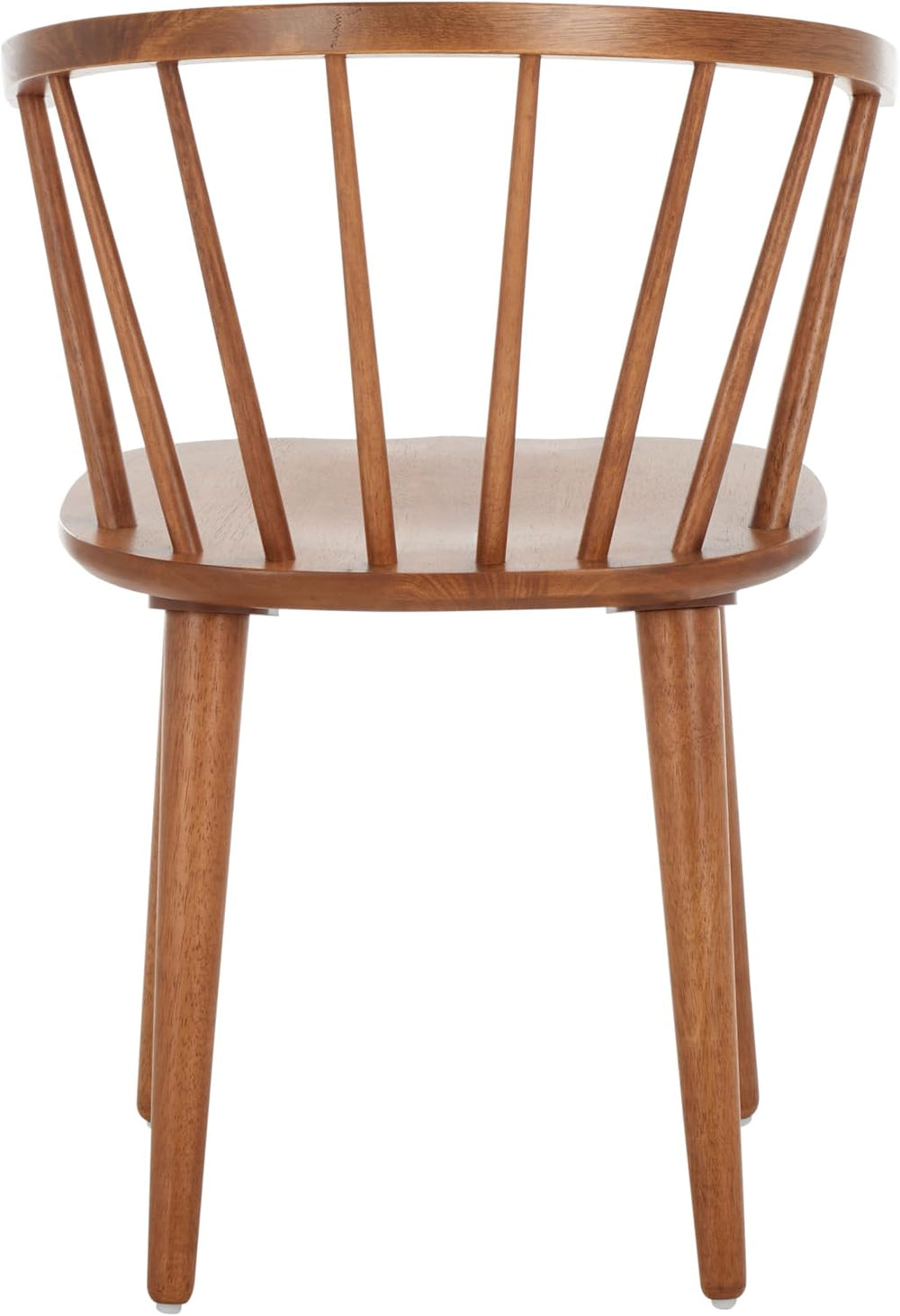 SAFAVIEH Blanchard Wood Accent Chair Set of 2, 17.9" Seat Honey AMH8512M