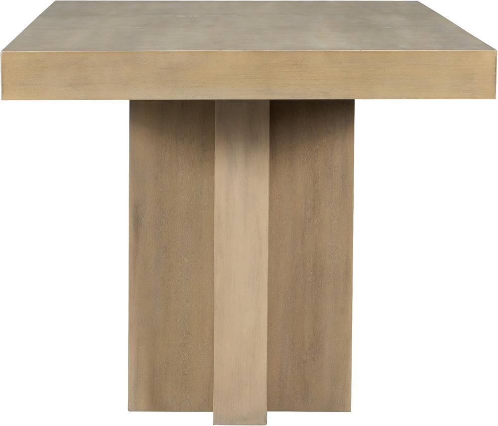 Quarte Farmhouse 78.1inch Extendable Wood Dining Table Set, 6-Piece Kitchen T...