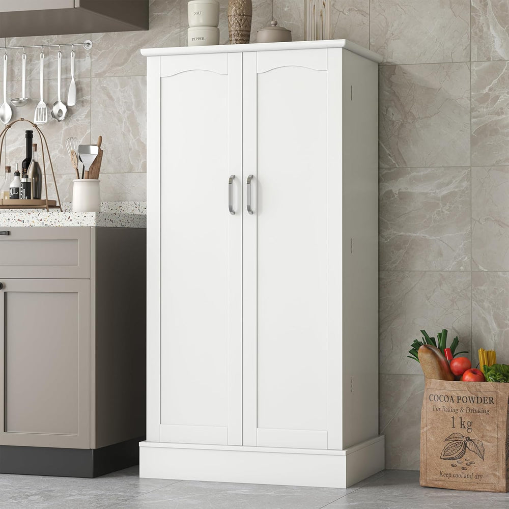 kepptory 47” Pantry Cabinet, Kitchen Pantry Storage Cabinet with Doors and Ad...