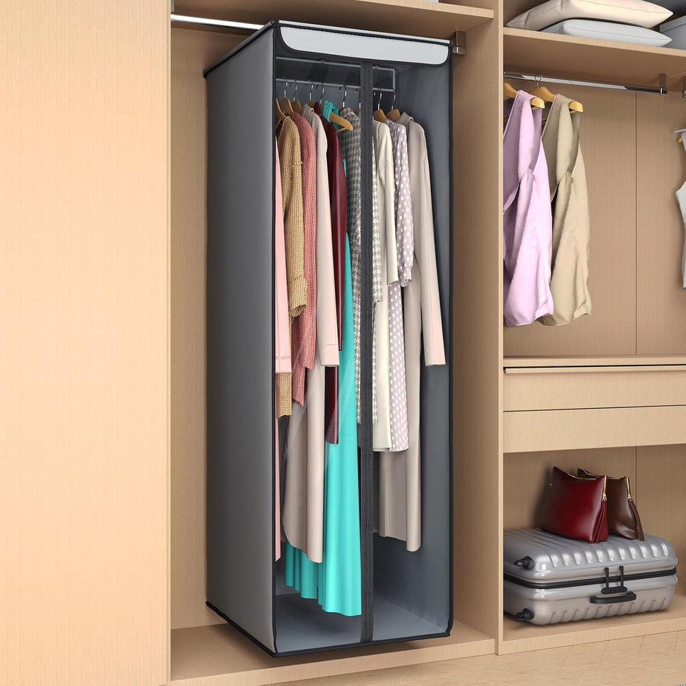 Univivi Garment Bags for Hanging Clothes, Large Clothes Storage Bags Closet O...