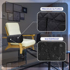 MEHIDFY Armchair Caddy, Waterproof Sofa Armrest Organizer, Non Slip Recliner Organizer, Remote Holder for Recline, Recliner Caddy with 14 Pockets Storage for TV Remote, Phone, Magazine (Black)