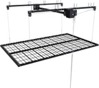 Runboll 4 x 8 Overhead Garage Storage Rack, Ceiling Racks for Garage, Organization Shelving, Adjustable Hanging Shelf, 19"-143" Height Adjustment