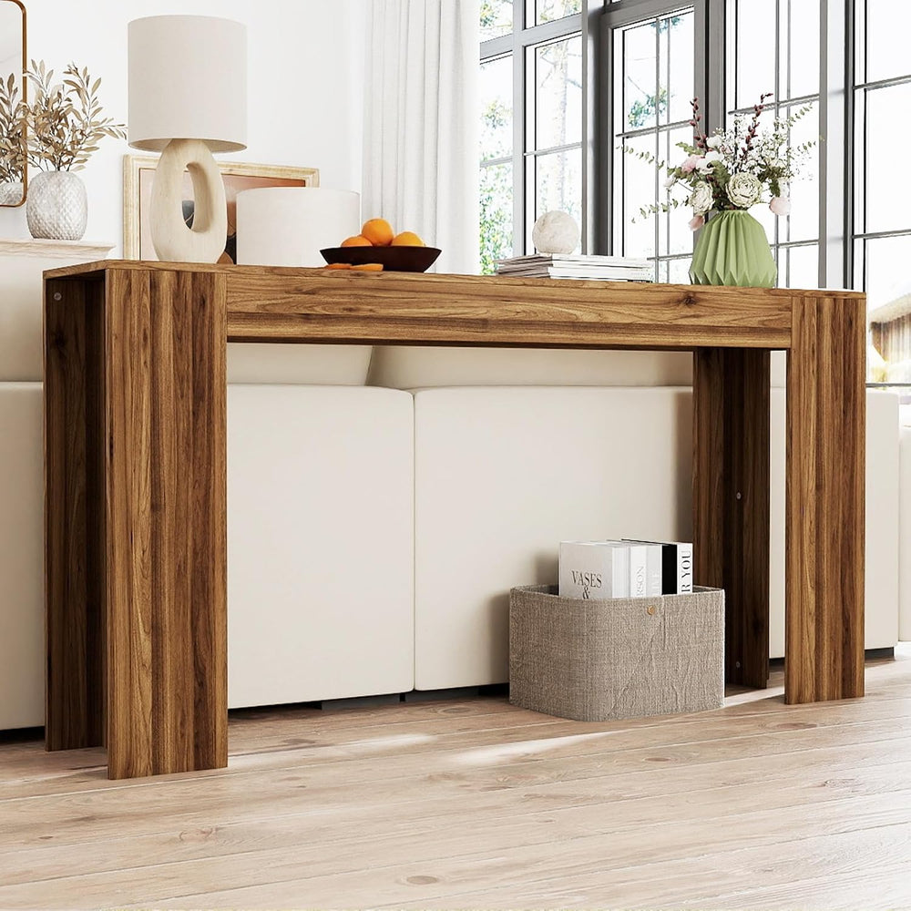 Spaco 63'' Narrow Long Console Table,Farmhouse Entryway Table Sofa Ta...