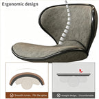 Adjustable Swivel Counter Bar Stool, Tall Executive Office Chair, Comfortable Event Chair, Minimalist Bar Stool, for Bar, Kitchen, Restaurant(Smoky Gray)
