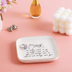 PUDDING CABIN Friend Gifts for Women —No Matter Where We Go, No Matter What We Do, You Will Always Have Me, and I Will Always Have You! —Gifts For Friends Going Away Friendship Ceramic Ring Dish