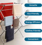 Honey-Can-Do Collapsible Clothes Drying Rack – Durable, Space-Saving Laundry & Towel Rack, Sturdy Clothing Rack for Hanging Clothes Indoors & Outdoors, Steel