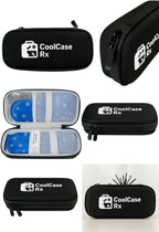 Insulin Cooling Case – Portable Travel Medication Bag with Ice Pack for Diabetes & Temperature-Sensitive Medicine (Black)