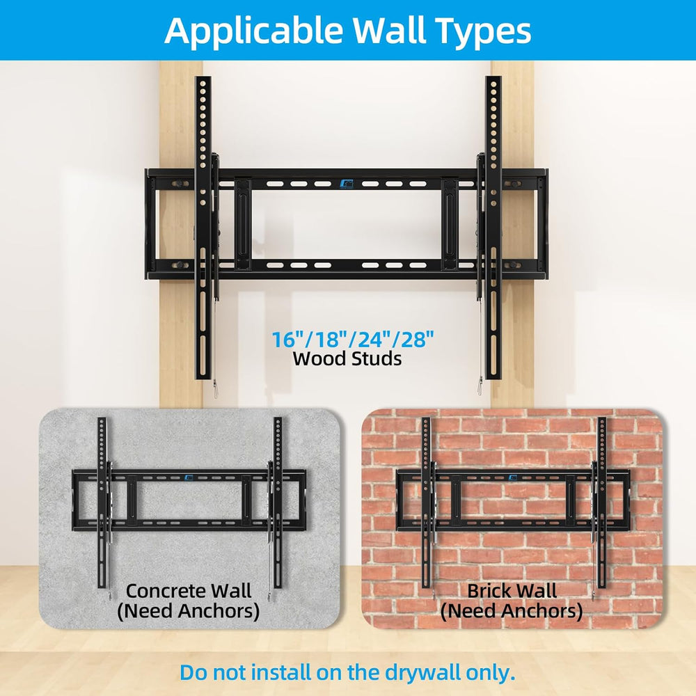 HOME VISION Heavy Duty Tilt TV Wall Mount for 48-120 Inch Flat Screen | Max V...