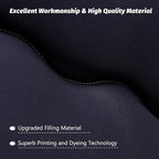 MAXYOYO Japanese Floor Mattress Futon Mattress, 4" Thicken Tatami Mat Sleeping Pad Foldable Roll Up Mat Boys Girls Dormitory Pad Kids Floor Lounger Pillow Bed, Charcoal Grey, Queen Size