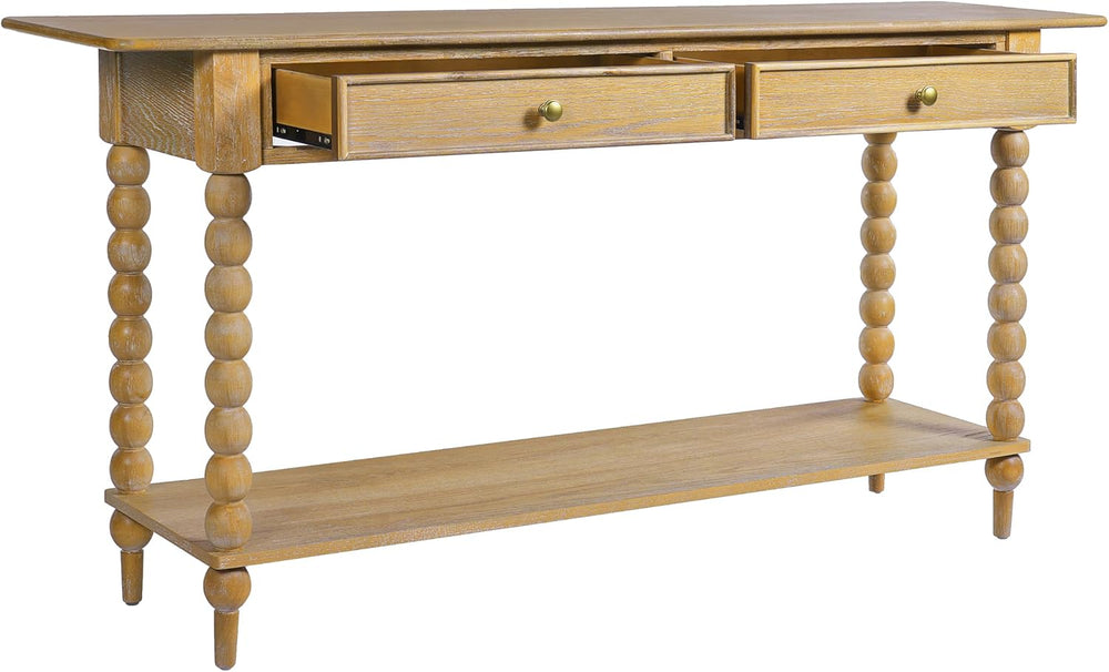 Christopher Knight Home Zeka Narrow Console Table with Storage, Wood Entryway...