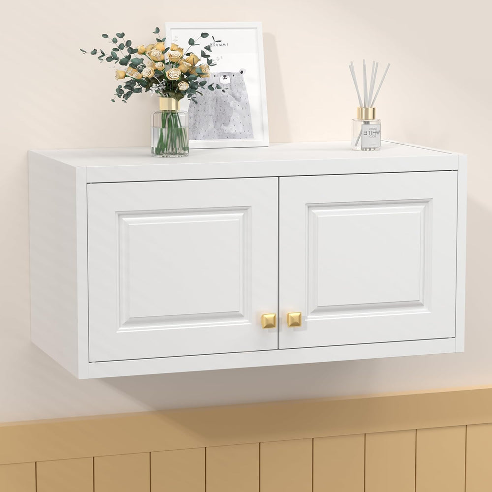 UNICOLY 15.74" H Wall Mounted Storage Cabinet, Kitchen Pantry Cabinet, S...