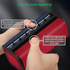 Pill Organizer 2 Times a Day, Am Pm Twice Daily Pill Case, Detachable Large Travel Pill Box 7 Day, Weekly Pill Container for Vitamin Medicine Supplement Fish Oil (Red and Blue)