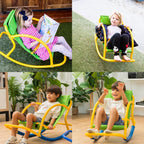 PLATPORTS Calming Sensory Rocking Chair for Kids – Balance Seat for Focus, Relaxation & Play | Indoor Outdoor Therapy Chair for Autism, ADHD & Active Kids