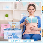 Nursery Storage Dinosaur Baby Storage Basket for Baby Shower Dinosaur Basket with Drawstring Closure 15.75 x 11.81 x 8.27 Inches Collapsible Gift Bin for Diaper Toy Nursery Room