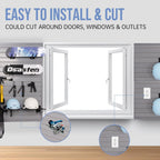 Slatwall Panels Garage Slat Wall Storage Systems 4'x 8', Slat Wall Paneling Garage Wall Organizer, Grey Slat Board PVC Wall Panels Slatwall Displays Garage Tool Organizer Wall Mount Ladder Bike Rack