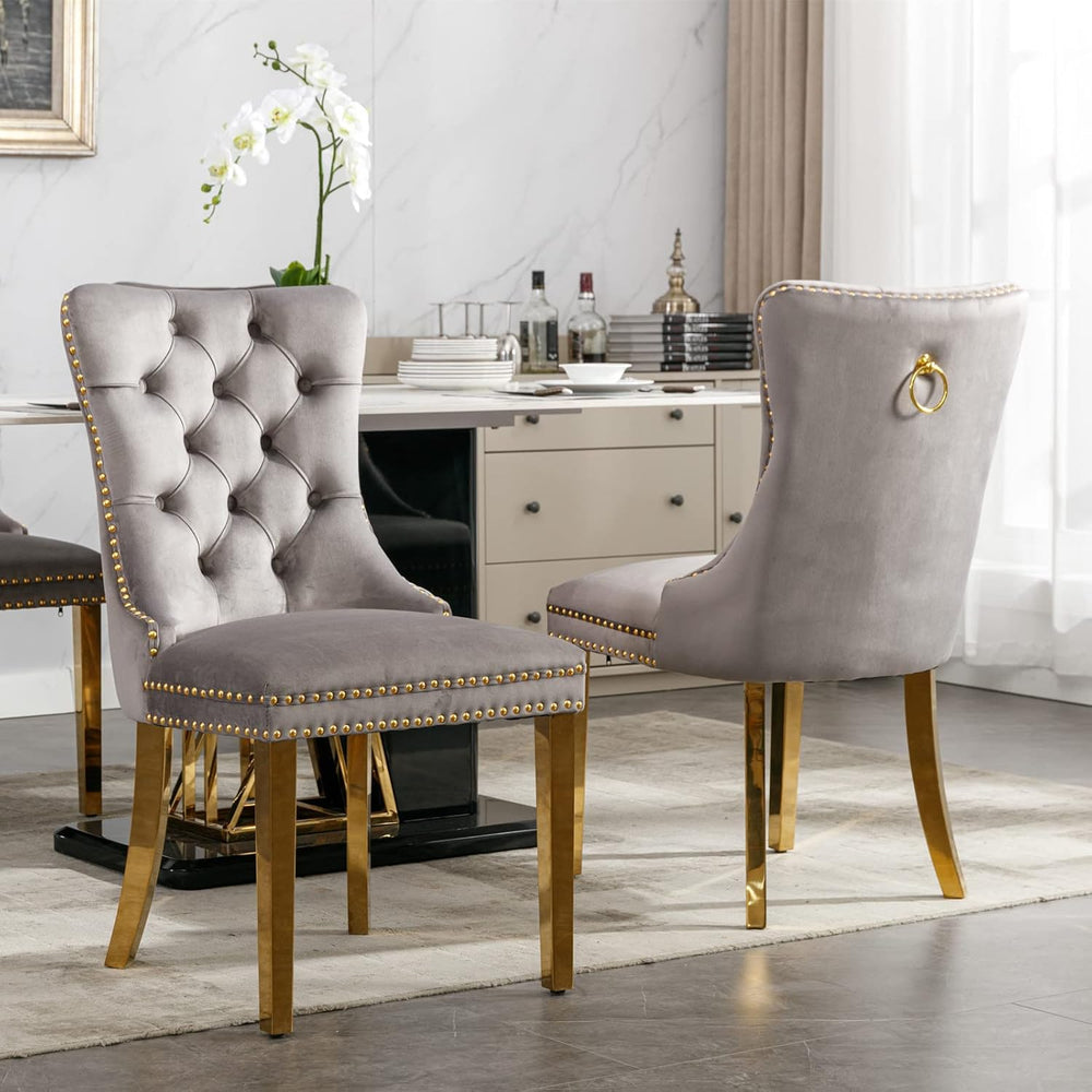 Modern Marble Dining Table Set for 6, White Dining Set with 68" Faux Mar...