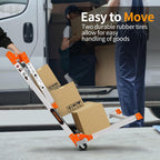Multifunctional & Adjustable Work Platform with Wheels, 330 lbs Capacity, 25 to 35 inches Step Ladder, Aluminum Folding Scaffolding Ladder, Heavy Duty Portable Bench Ladder Stool with Non-Slip Feet