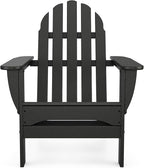 POLYWOOD AD5030BL Classic Folding Adirondack, Black