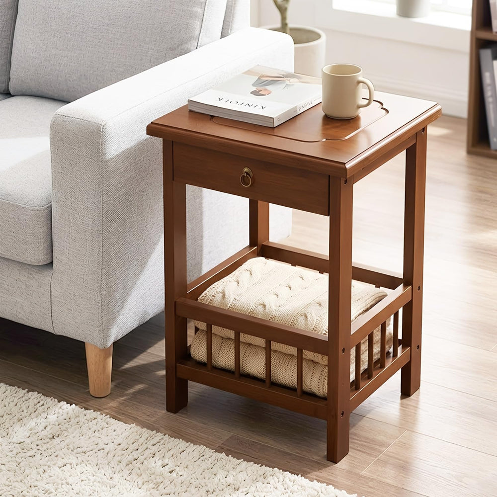 YUNMUARY-End Tables Living Room,Sofa Table, Farmhouse Side Table with Drawers...