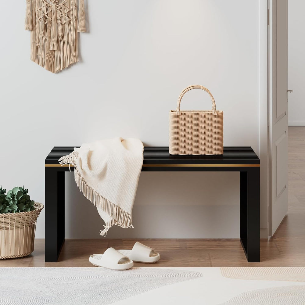 APRTAT Bamboo Dining Bench Indoor Long Entryway Shoe Rack Benchs,Outdoor Mode...