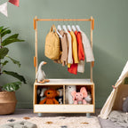 OOOK Tree Kids Dress Up Rack and Costume Organizer Center with Storage | Dress Up Storage for Toddlers, Suitable for Children's Room, Living Room, Playroom and Daycare Centers