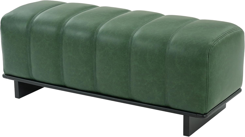 Christopher Knight Home Lamie 49.13" Faux Leather Upholstered Dining Ben...