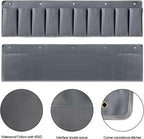 RV Shoe Pockets 10 Pockets Heavy Hanging Bedside Storage Organizer with Sturdy Hooks Storage Pockets Hangs on bed for Shoes Toys and Tool Accessories