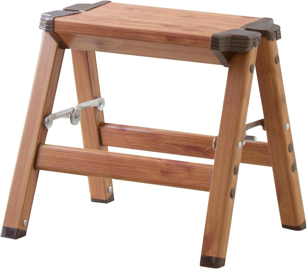 AZUMAYA PC-401 Folding Step 11.5" Inches Height Aluminum Frame Material,...