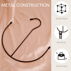 ZEDODIER Belt Hangers, Belt Rack Black Closet Accessories Organizers, Closet Organizer Hook Rack for Belt, Ties, Scarves, Camisoles, Hats, Bras, Shoes