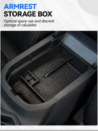 ELECFRESH 6PCS Center Console Organizer Tray for 2025 2024-2019 Toyota RAV4 Accessories, Armrest Storage Box, Driver Storage Drawer, Passenger Storage Mat Console Cup Holder Inserts for Toyota RAV4