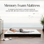 GEMBED Tri Folding Mattress Full Size - 4Inch Foldable Floor Sofa Bed | Memory Foam Tri-fold Handle & Non-Slip Bottom, Portable Foldable Sofa Bed Floor for Travel RV Camping Yoga - 73"x52"x4"
