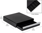 Mind Reader Single Serve Coffee Pod Drawer, 30 Pod Capacity, Countertop Organizer, 10.5"L x 12.75"W x 2.5"H, Black