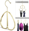 Multipurpose Closet Hangers- Tie and Belt Hanger for Closet- Ideal for Storing Belts, Ties, Scarfs, Baseball Hats, Purses & More- Great Space Saving Belt Organizer for Wardrobe