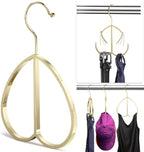 Multipurpose Closet Hangers- Tie and Belt Hanger for Closet- Ideal for Storing Belts, Ties, Scarfs, Baseball Hats, Purses & More- Great Space Saving Belt Organizer for Wardrobe