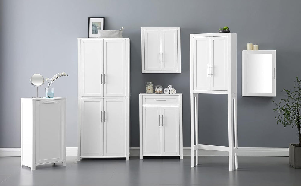 Crosley Furniture Savannah 2-Piece Pantry Storage Cabinet Set with Shelves, K...