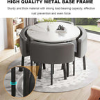 Reception Desk for Spaces with Lockable Drawer, Compact Office Counter Desk Counter Modern Front Lockable Drawers,Modern Round Square Dining Table Set with 4 Chairs Conference Table & Recept