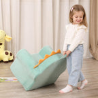MOMCAYWEX Cuddly Toddler First Chair, Premium Character Chair, Green, 18 Month up to 3 Years