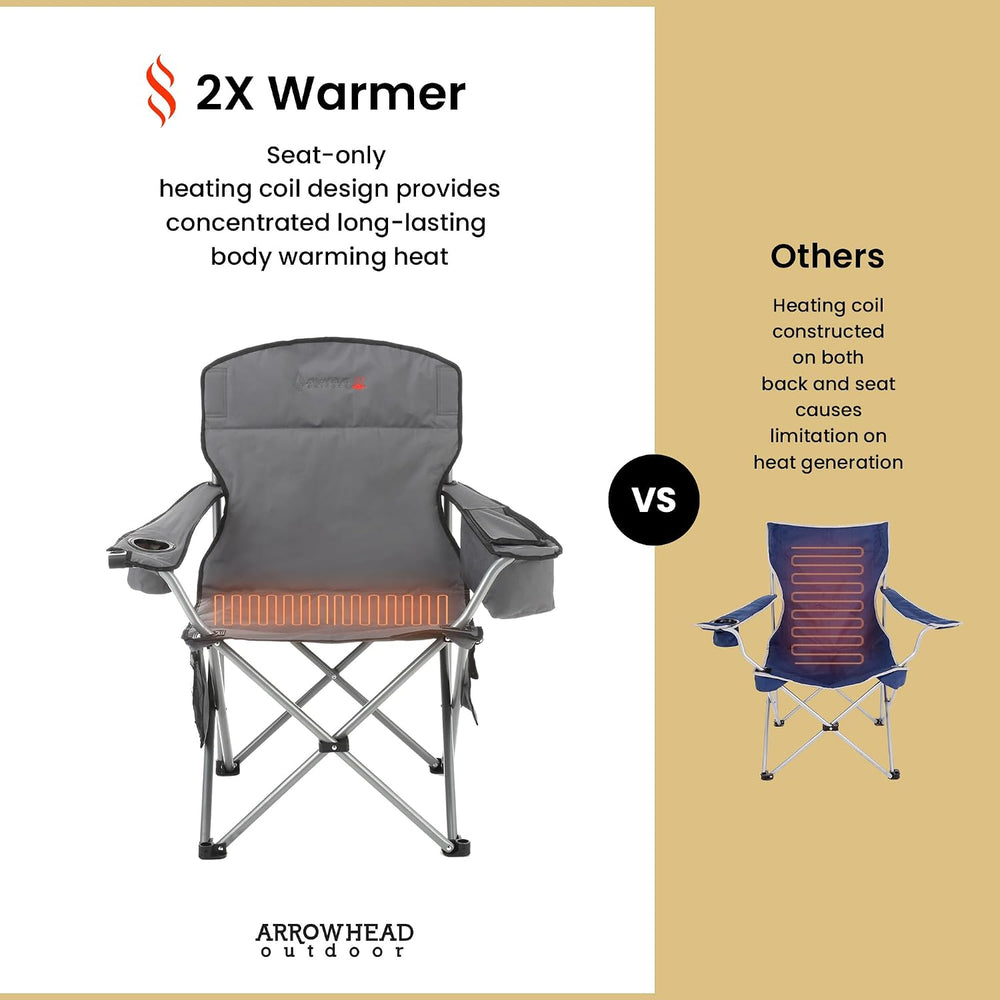 Folding Hammock Chair, Heavy Duty Camping Seat | Removable Footrest, Padded C...