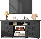 YITAHOME TV Stand for 75/80 Inch TV, Entertainment Center, TV Cabinet with Drawers and Power Outlet, Black TV Console for Living Room Furniture (70 Inch Lenght 30 Inch High)