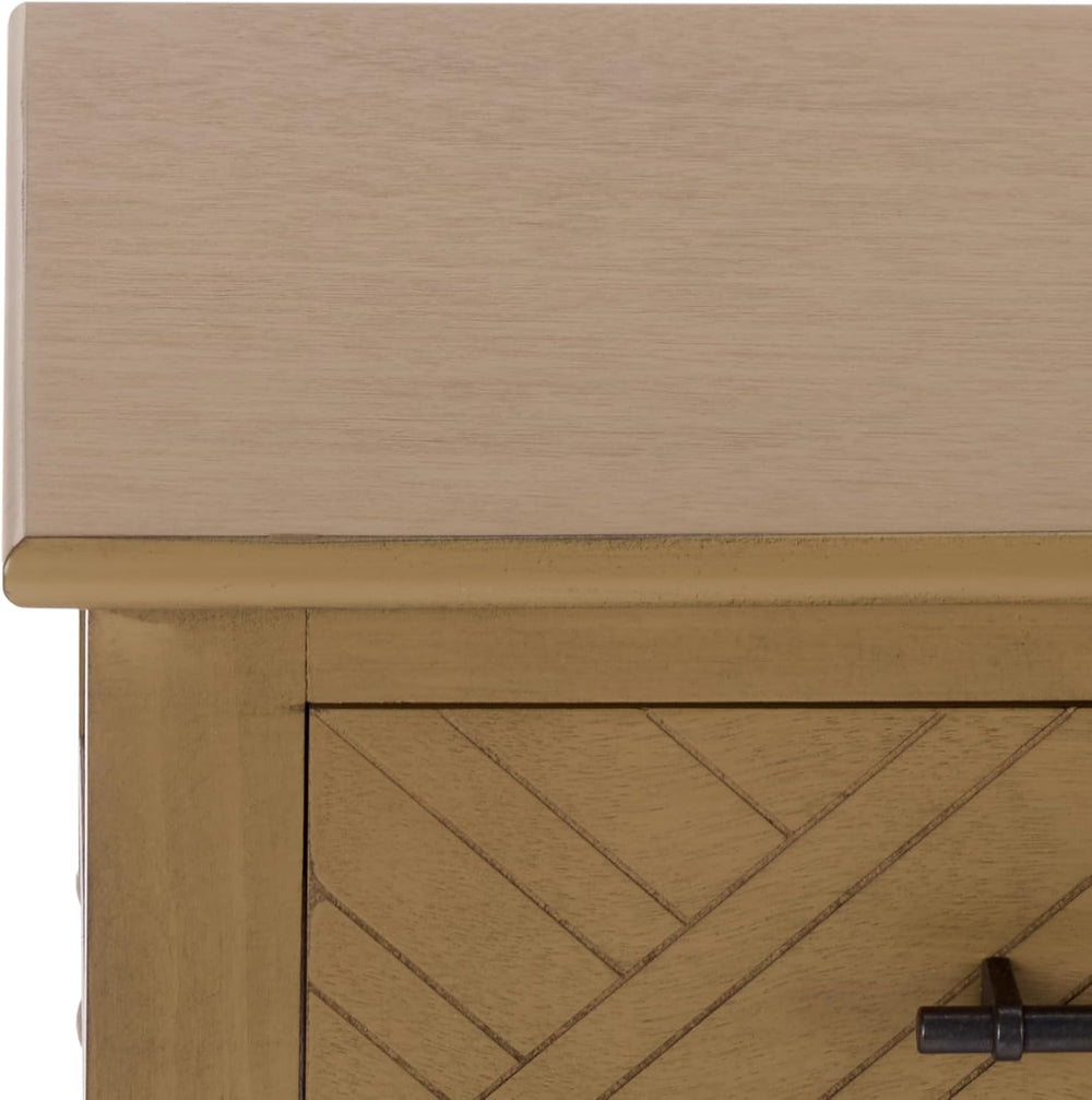 SAFAVIEH Home Collection - Peyton Desert Brown Console Table with 3 Drawers a...
